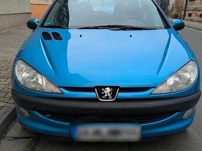 Gebraucht Peugeot 206 75 PS (55 kW) 2000 Blau Kleinwagen