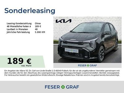 Neu Kia Picanto GT-Line 68 PS (50 kW) 2026 Auroraschwarz Kleinwagen