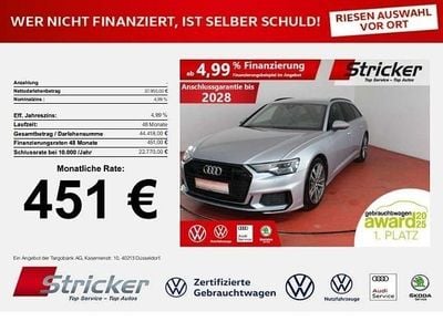 Florettsilber metallic Gebraucht 2023 Audi A6 S-Line Kombi | 37.949 € (Superpreis)