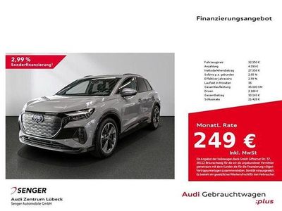 Gebraucht Audi Q4 e-tron Advanced 219 kW (299 PS) 2023 Kieselgrau SUV