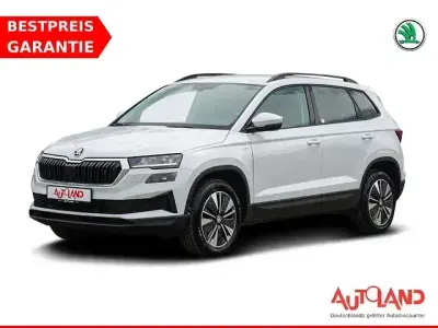 Gebraucht Skoda Karoq Tour 150 PS (110 kW) 2023 Moonweiss metallic (metallic) SUV