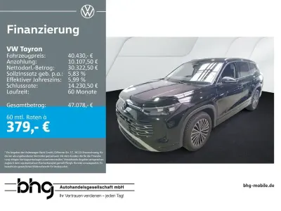 Gebraucht VW Tayron Elegance 204 PS (150 kW) 2025 Schwarz SUV