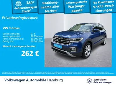 Gebraucht VW T-Cross Style 110 PS (80 kW) 2023 0a reef blue metallic SUV