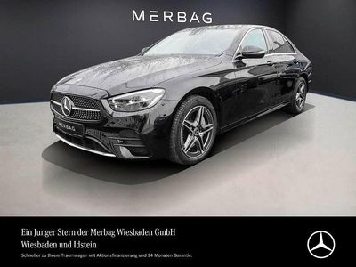 Schwarz Gebraucht 2022 Mercedes E300 AMG line Limousine | 37.370 € (Fairer Preis)