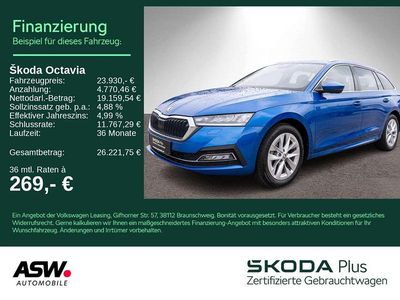 Gebraucht Skoda Octavia Style 150 PS (110 kW) 2022 Raceblau metallic Kombi