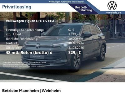 Neu VW Tiguan Life 131 PS (96 kW) 2026 SUV