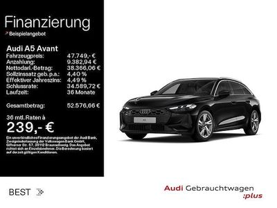 Gebraucht Audi A5 Sport 204 PS (150 kW) 2025 Mythosschwarz metallic Kombi
