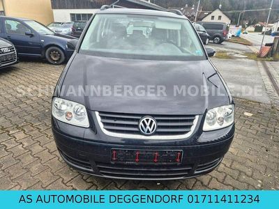 Gebraucht VW Touran Trendline 105 PS (77 kW) 2004 Schwarz Van / Kleinbus