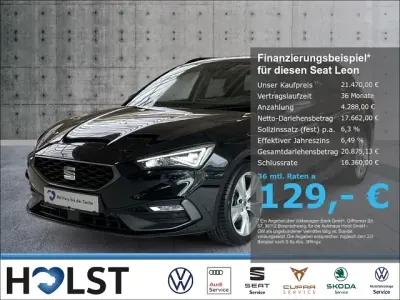 Gebraucht Seat Leon FR 110 PS (80 kW) 2024 Mitternachtsschwarz Kombi