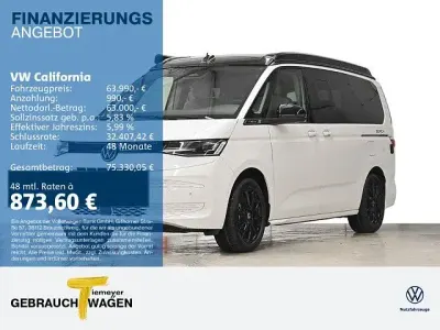 Neu VW California Beach 150 PS (110 kW) 2026 Weiß Van