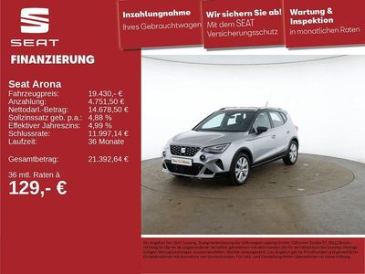 Gebraucht Seat Arona 110 PS (80 kW) 2024 Urban silber (metallic) SUV