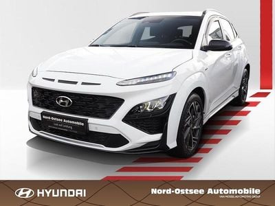Gebraucht Hyundai Kona N Line 199 PS (146 kW) 2022 Atlas white / sol SUV