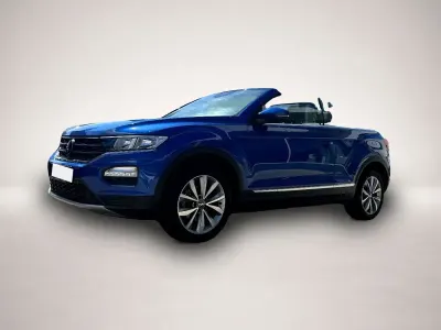 Gebraucht VW T-Roc Cabriolet Style 110 PS (80 kW) 2021 Blau Cabrio