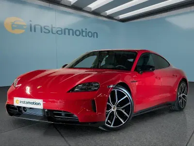 Neu Porsche Taycan 4S 439 kW (598 PS) 2025 Rot Limousine
