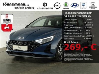 Nuova Hyundai i20 Trend 101 CV (74 kW) 2025 Blu Utilitaria