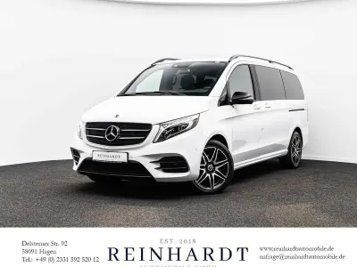 Gebraucht Mercedes V250 AMG line 190 PS (139 kW) 2019 Bergkristallweiß metallic Van / Kleinbus