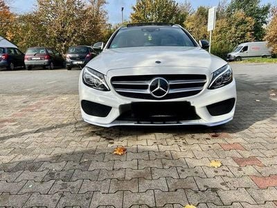Gebraucht Mercedes C250 AMG line 204 PS (150 kW) 2017 Weiß Kombi