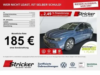 Gebraucht VW Golf VIII Goal 150 PS (110 kW) 2025 Anemonenblau metallic (metallic) Limousine