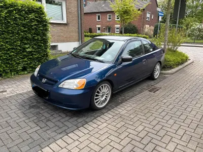 Brugt Honda Civic 125 HK (91 kW) 2003 Blå Coupe