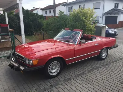 Gebraucht Mercedes SL450 218 PS (160 kW) 1979 Rot Cabrio