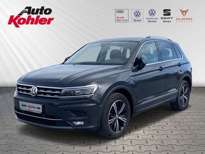 gebraucht VW Tiguan 2.0 TSI Highline 4Motion AHK Lenkrad heizbar Pano Bluetooth Head-up