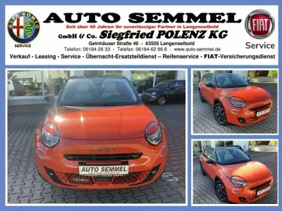 Neu Fiat 600 La Prima 110 PS (80 kW) 2025 Orange sun of italy SUV