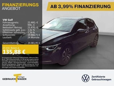 Grau Gebraucht 2022 VW Golf Active Limousine | 22.460 € (Guter Preis)