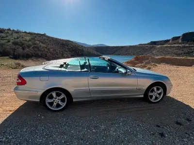 Brugt Mercedes CLK320 218 HK (160 kW) 2005 Sølv Cabriolet