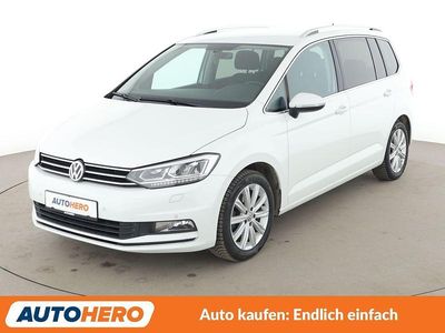 Gebraucht VW Touran Highline 150 PS (110 kW) 2016 Weiß Van / Kleinbus