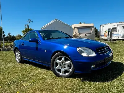 Gebraucht Mercedes SLK200 136 PS (100 kW) 2000 Blau Cabrio