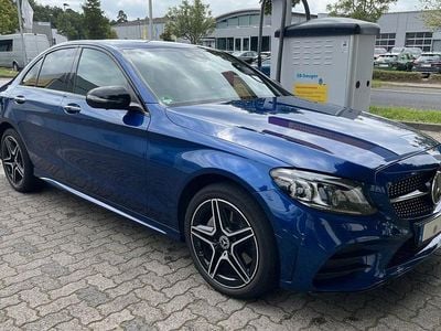 Gebraucht Mercedes C220 AMG line 194 PS (142 kW) 2018 Blau Limousine