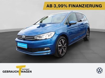 Gebraucht VW Touran Highline 150 PS (110 kW) 2021 Blau Van / Kleinbus