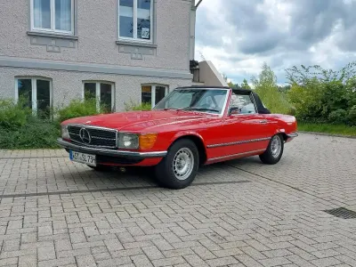 Gebraucht Mercedes SL350 200 PS (147 kW) 1973 Rot Cabrio