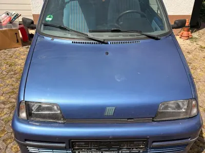 Gebraucht Fiat Cinquecento 35 PS (25 kW) 1996 Blau Kleinwagen
