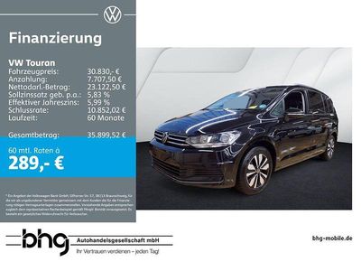 Gebraucht VW Touran Goal 150 PS (110 kW) 2025 Grenadillschwarz metallic Van / Kleinbus