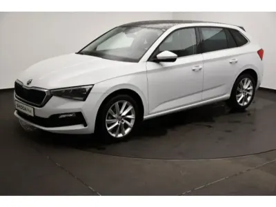 Gebraucht Skoda Scala Style 150 PS (110 kW) 2020 Moonweiss metallic (metallic) Kleinwagen