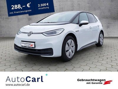 Gebraucht VW ID.3 Business 150 kW (204 PS) 2021 Gletscherweiß metallic schwar Kleinwagen