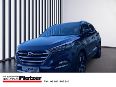 gebraucht Hyundai Tucson Navi Android Auto Mehrzonenklima SHZ LenkradHZG Totwinkelassistent Apple CarPlay