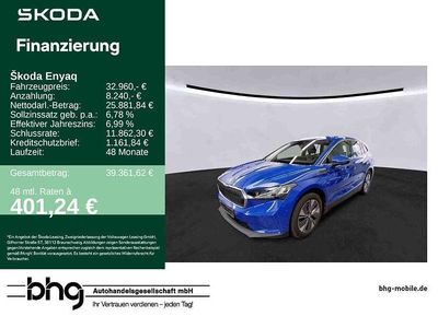 Gebraucht Skoda Enyaq iV Loft 150 kW (204 PS) 2023 Blau SUV