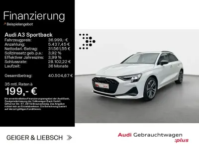 Gebraucht Audi A3 Advanced 204 PS (150 kW) 2025 Gletscherweiß metallic Limousine
