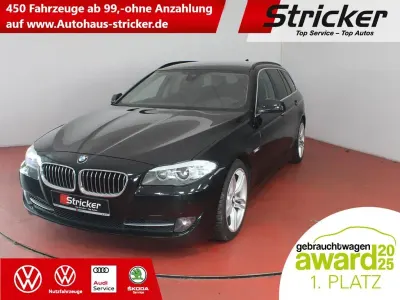 Gebraucht BMW 520 Comfort Edition 184 PS (135 kW) 2013 Black sapphire metallic (metallic) Kombi