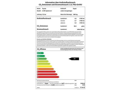 gebraucht Toyota C-HR Hybrid 2.0 GR Sport *Navi *Sitzhzg *TOP