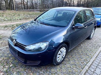 Gebraucht VW Golf VI Trendline 80 PS (58 kW) 2009 Blau Kleinwagen