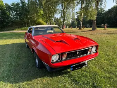 Gebraucht Ford Mustang 241 PS (177 kW) 1973 Rot Cabrio