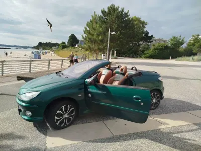 Gebraucht Peugeot 206 CC Roland Garros 136 PS (100 kW) 2003 Grün Cabrio