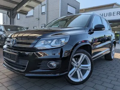 Gebraucht VW Tiguan R-line 150 PS (110 kW) 2016 Schwarz SUV