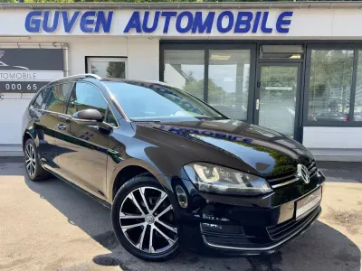 Gebraucht VW Golf VII LOUNGE 110 PS (80 kW) 2015 Schwarz Kombi
