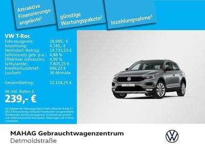 Gebraucht VW T-Roc Sport 150 PS (110 kW) 2019 Grau SUV