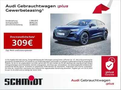 Gebraucht Audi Q4 Sportback e-tron Advanced 210 kW (286 PS) 2025 Navarrablau metallic SUV