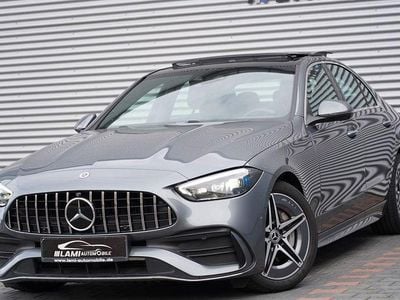 Gebraucht Mercedes C220 AMG Line Premium Plus 197 PS (144 kW) 2024 Selenitgrau  metalliclack Limousine
